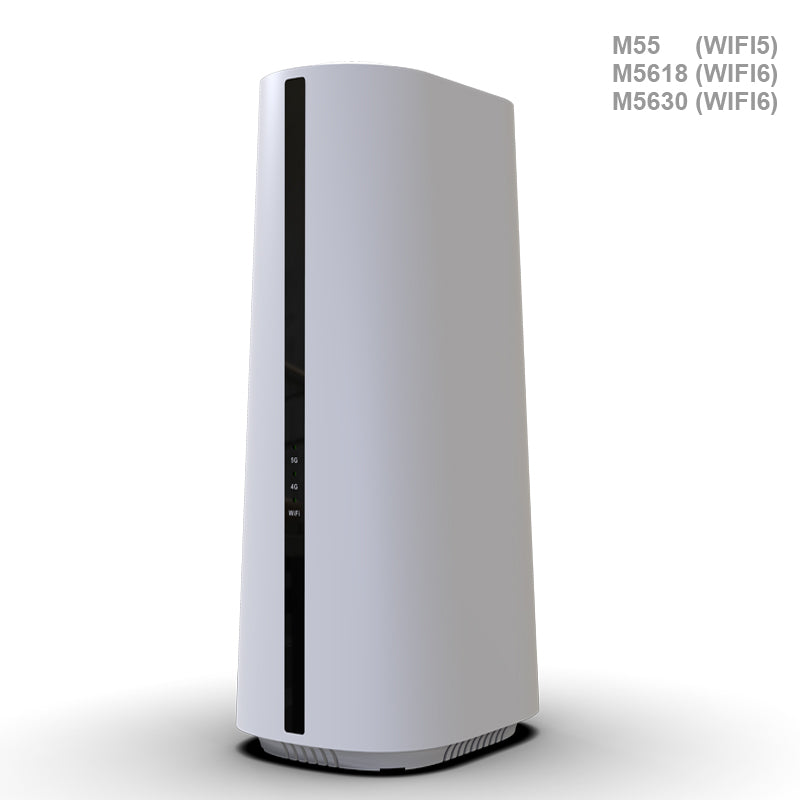 5G Indoor CPE M55 with 11ac Wi-Fi supports 5G NR NSA/SA,FDD/TDD-LTE,HSPA+/WCDMA